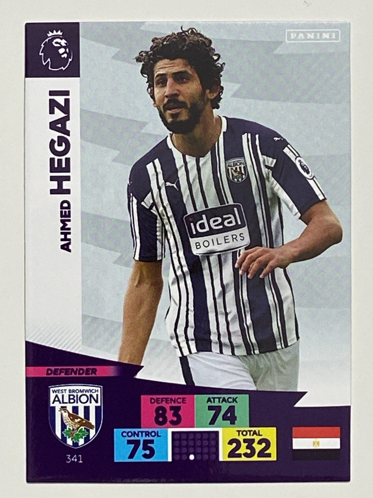 Ahmed Hegazi (West Brom) Football Card &#8211; Premier League Adrenalyn XL 2020:21