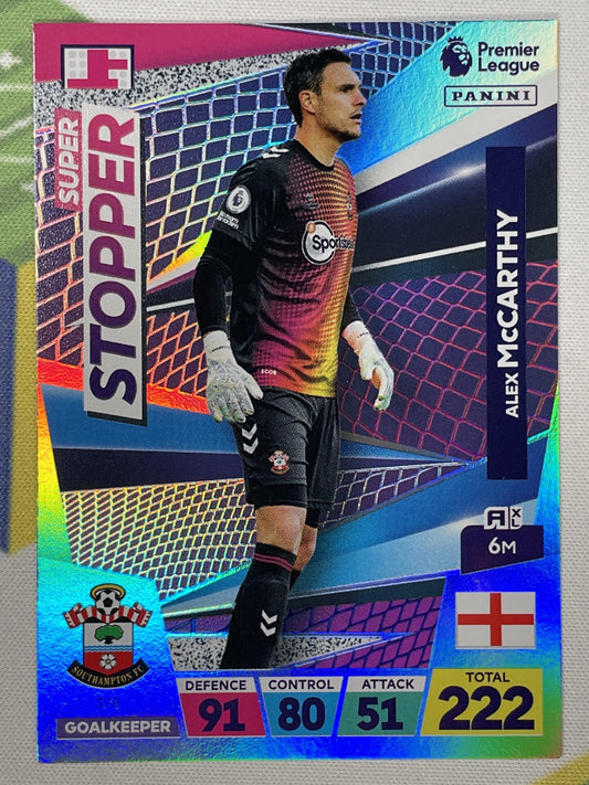 Alex McCarthy Southampton Super Stopper Panini Premier League Adrenalyn XL 2023 Card