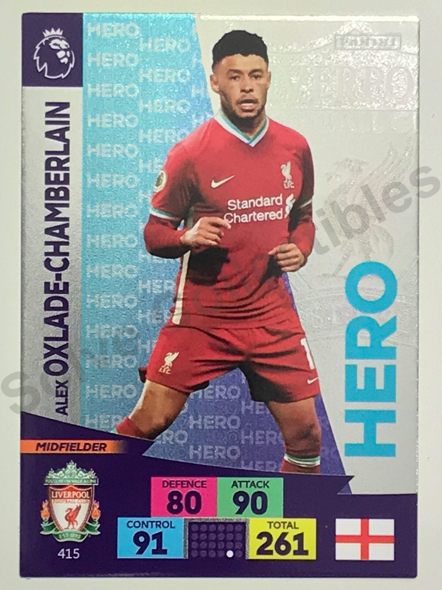 Alex Oxlade Chamberlain (Liverpool) &#8211; Hero Football Card &#8211; Premier League Adrenalyn XL 2020:21