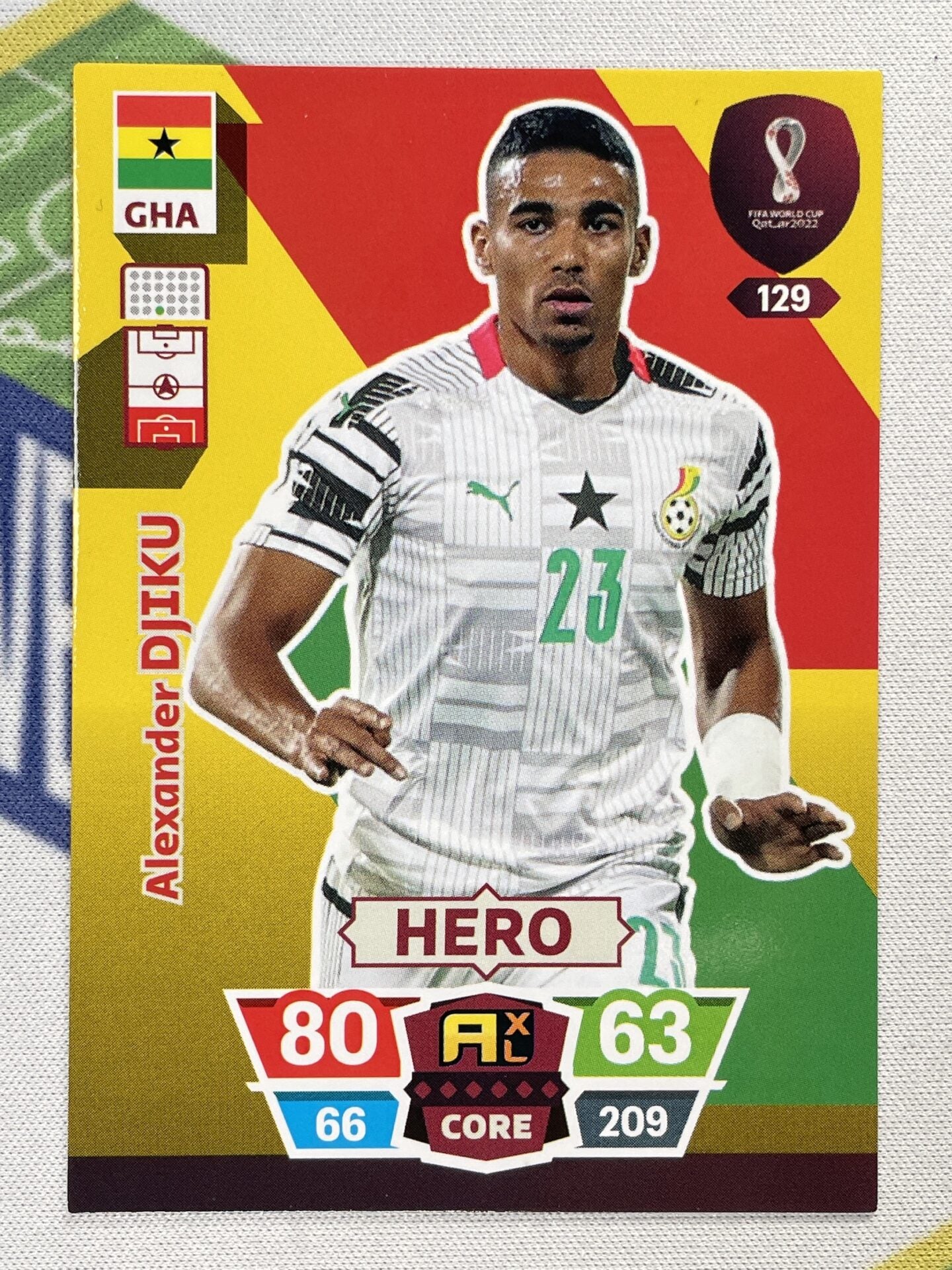 Alexander Djiku Ghana Panini World Cup 2022 Adrenalyn XL Card