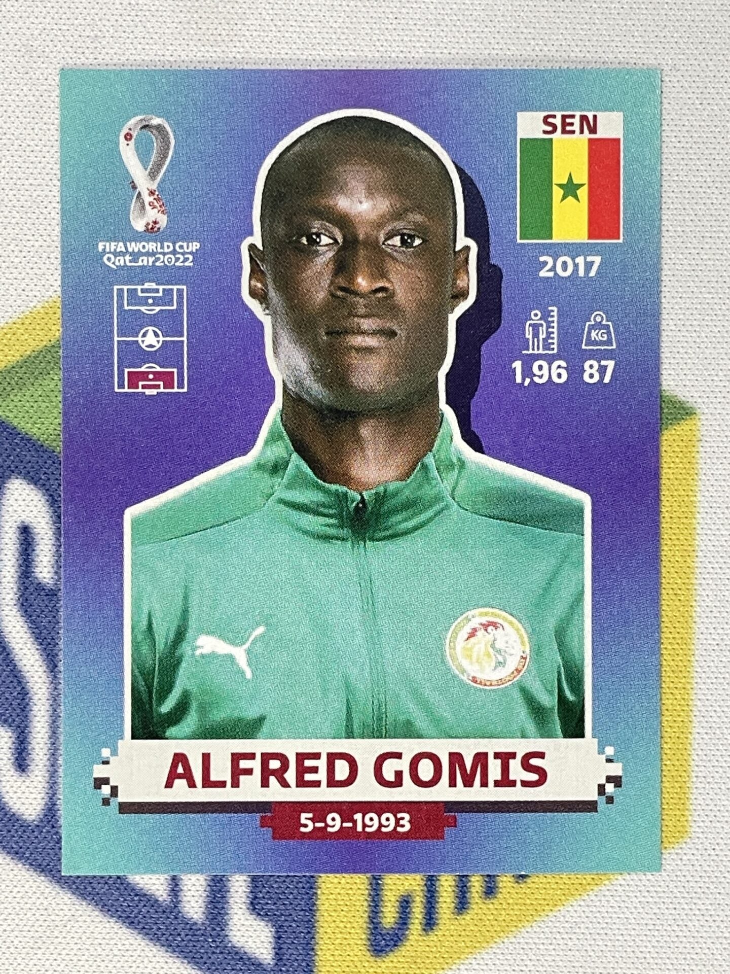 Alfred Gomis Senegal Panini World Cup 2022 Qatar Stickers