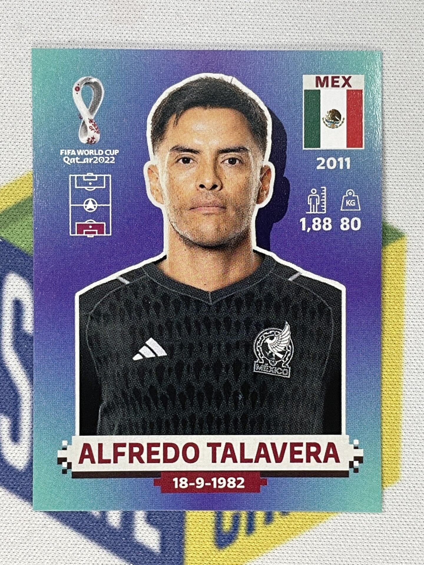 Alfredo Talavera Mexico Panini World Cup 2022 Qatar Stickers