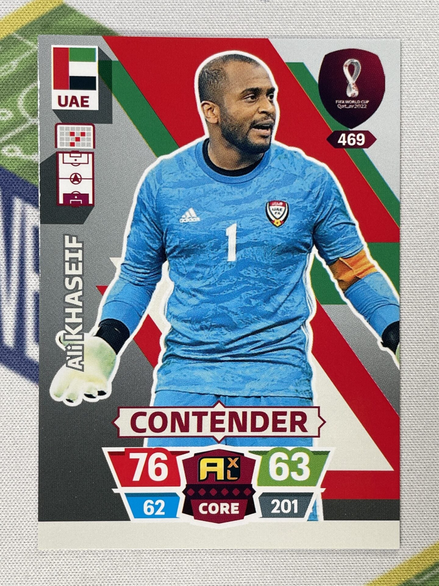 Ali Khaseif UAE Panini World Cup 2022 Adrenalyn XL Card