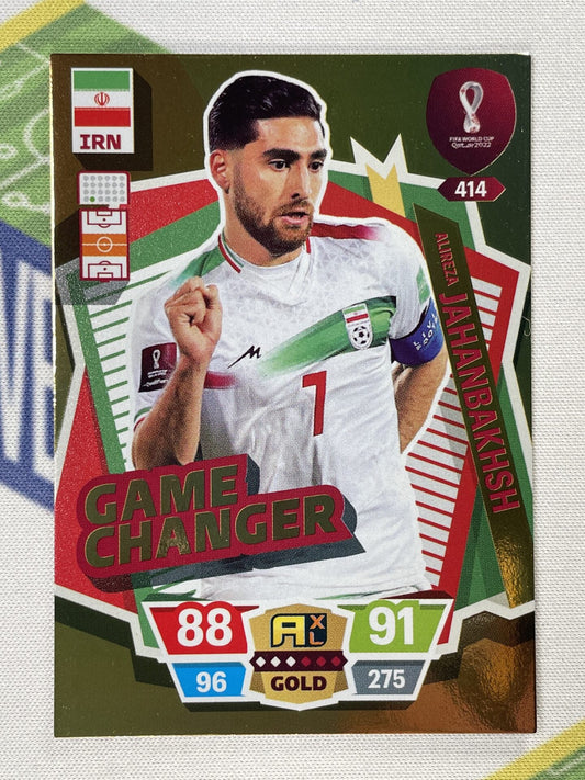 Alireza Jahanbakhsh Iran Game Changer Panini World Cup 2022 Adrenalyn XL Card