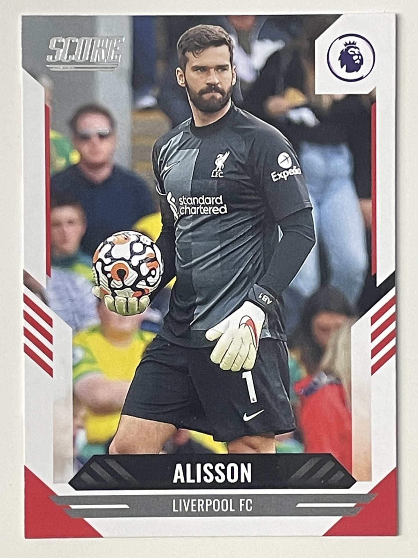 Alisson Liverpool Base Panini Premier League Score 2021 2022