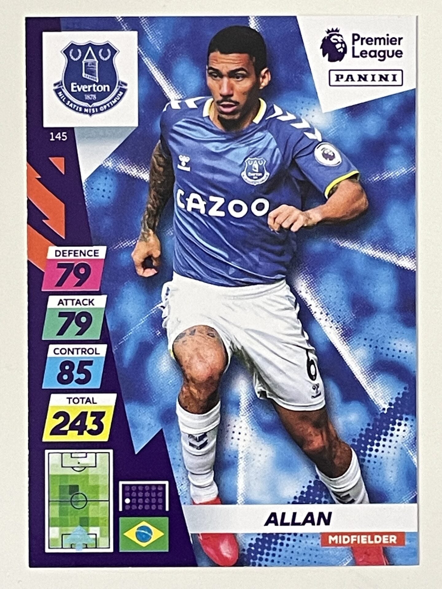 Allan Everton Base Panini Adrenalyn XL PLUS Premier League 2021 2022