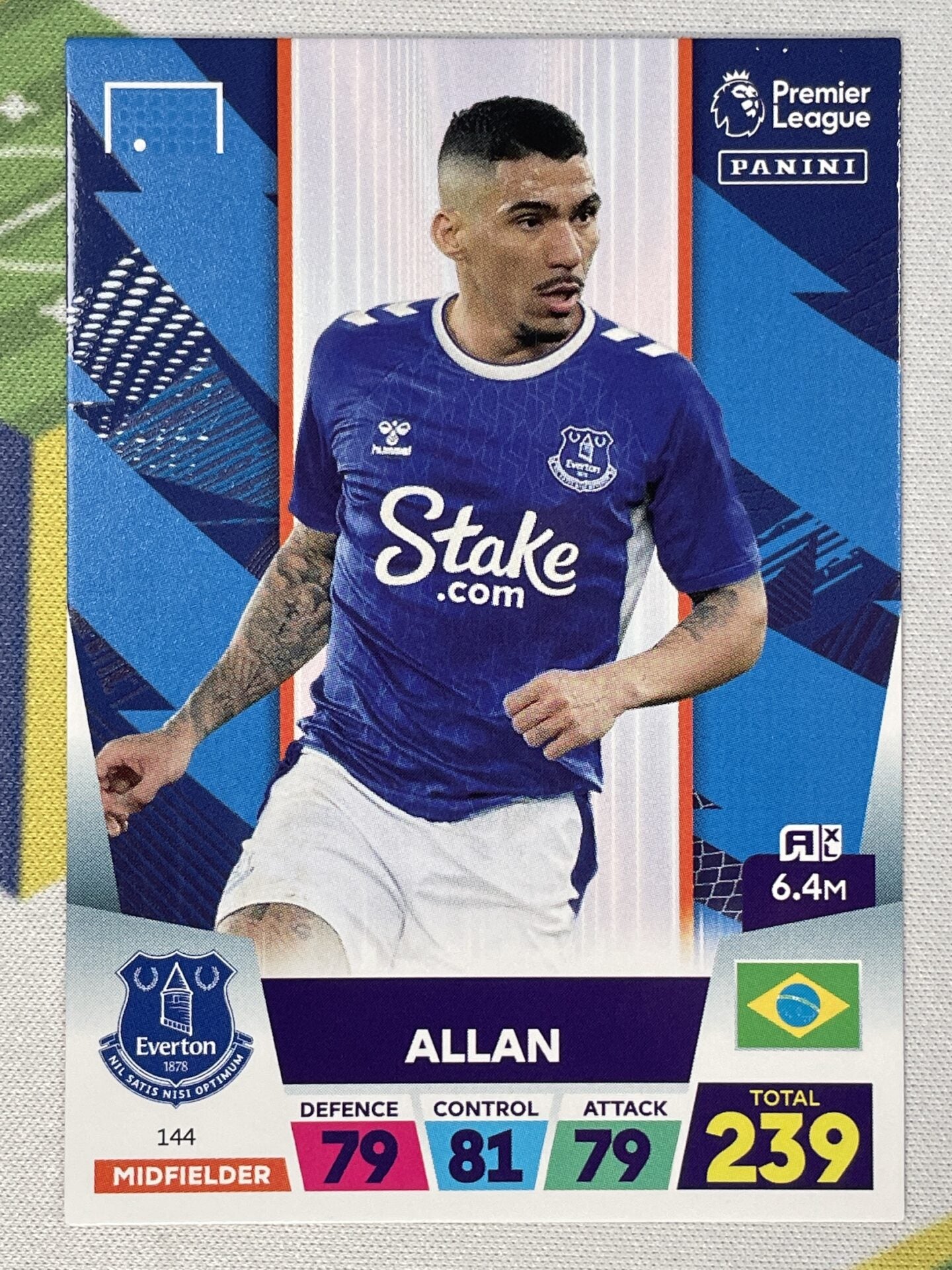 Allan Everton Panini Premier League Adrenalyn XL 2023 Card