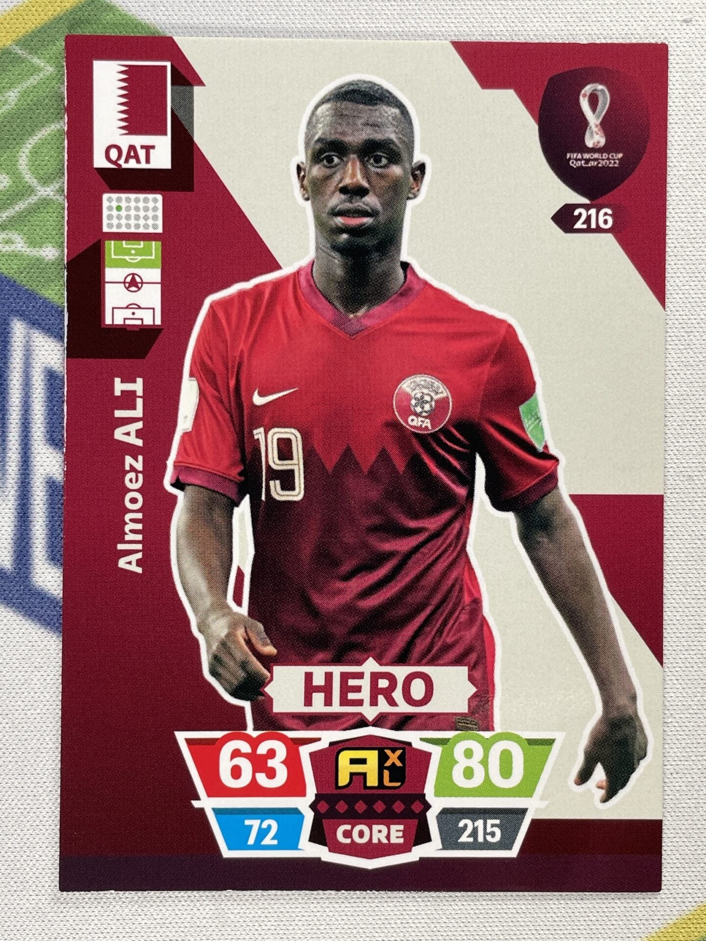 Almoez Ali Qatar Panini World Cup 2022 Adrenalyn XL Card