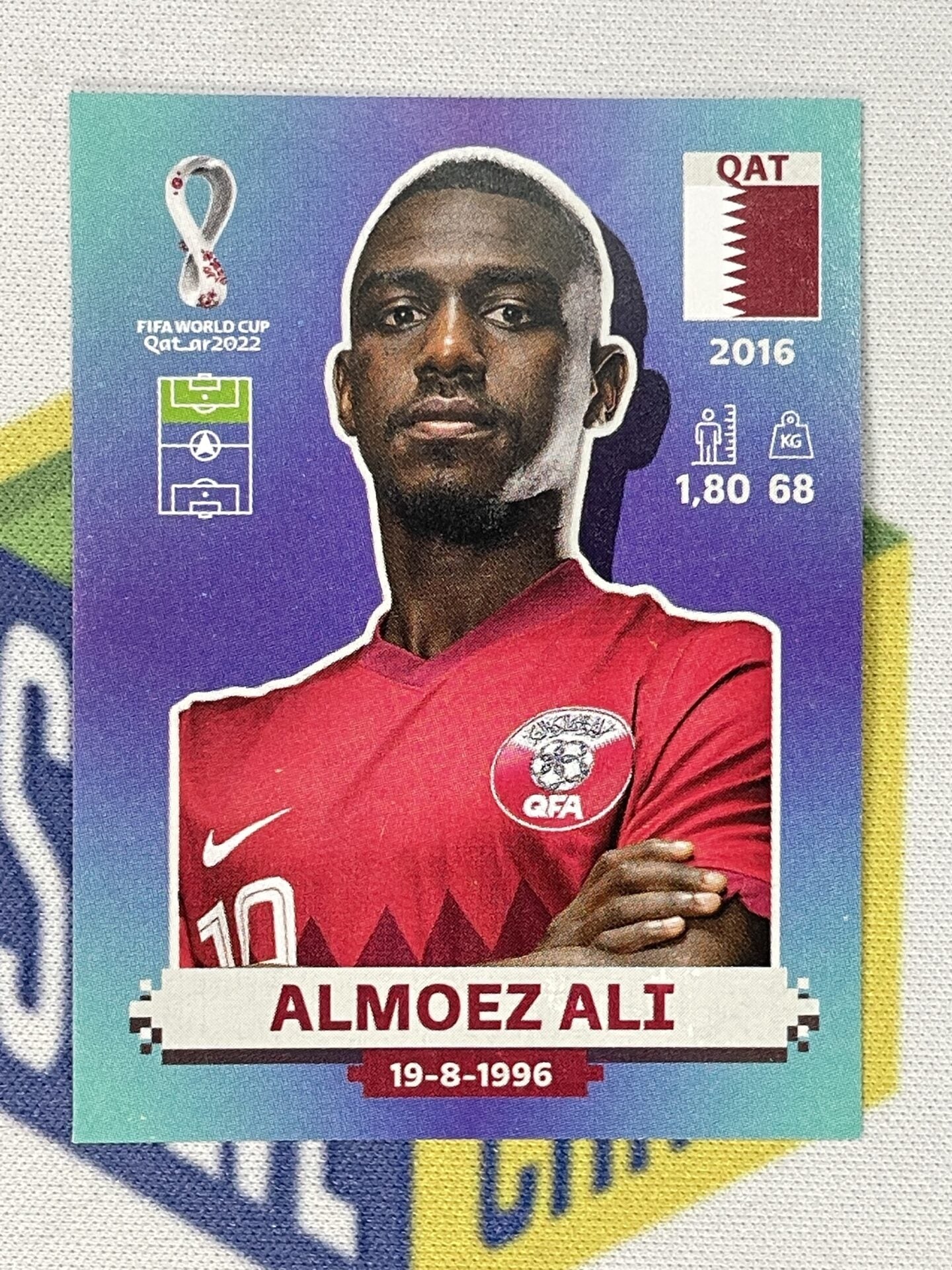 Almoez Ali Qatar Panini World Cup 2022 Qatar Stickers