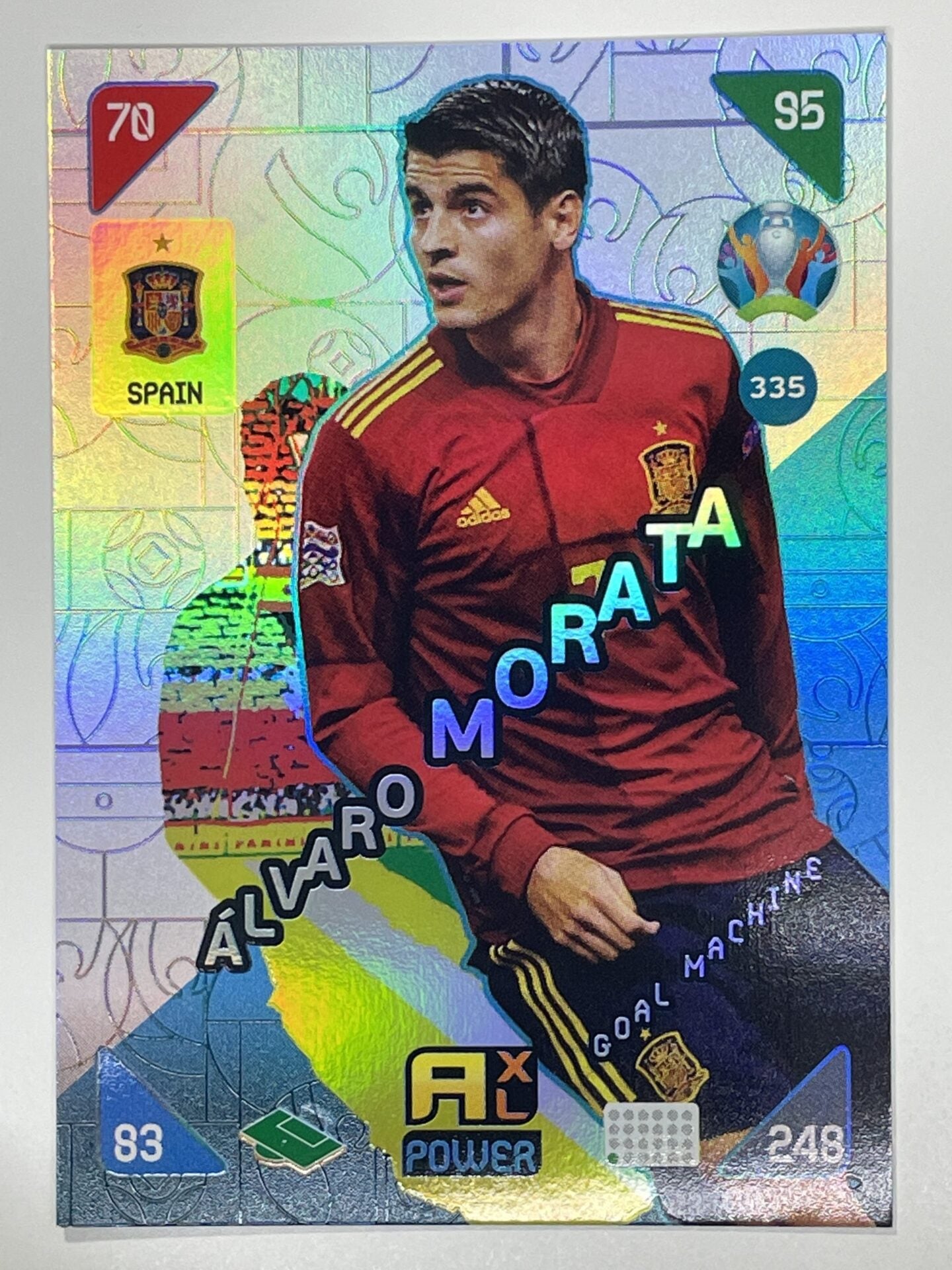 Alvaro Morata Goal Machines (Spain) Football Card &#8211; Euro 2020 Adrenalyn XL