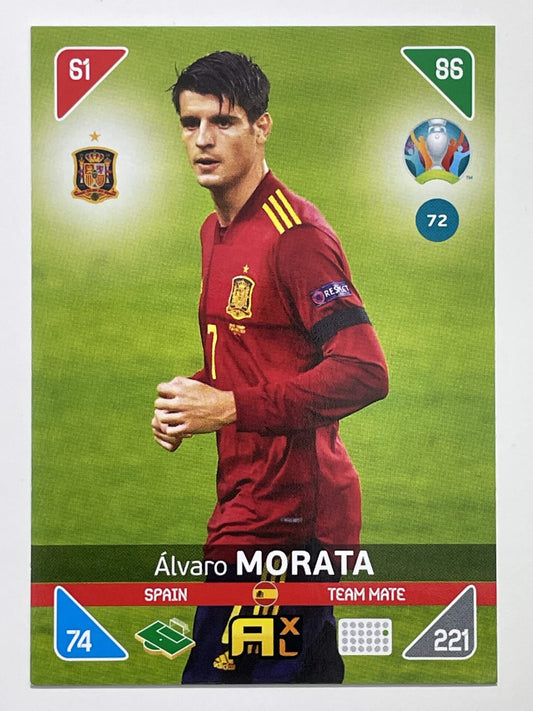 Alvaro Morata Team Mates (Spain) Football Cards &#8211; Euro 2020 Adrenalyn XL