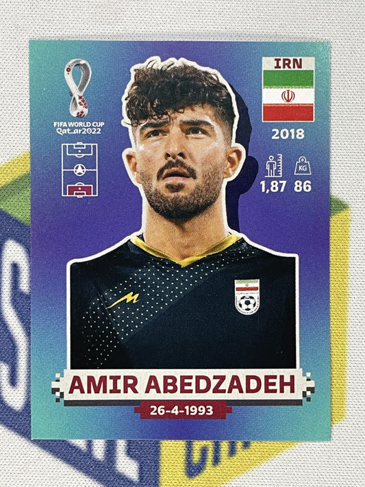 Amir Abedzadeh Iran Panini World Cup 2022 Qatar Stickers