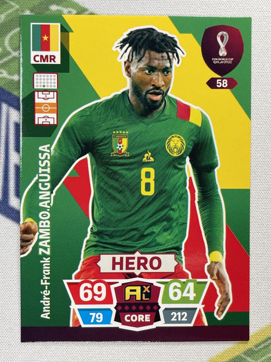 Andre-Frank Zambo Anguissa Cameroon Panini World Cup 2022 Adrenalyn XL Card