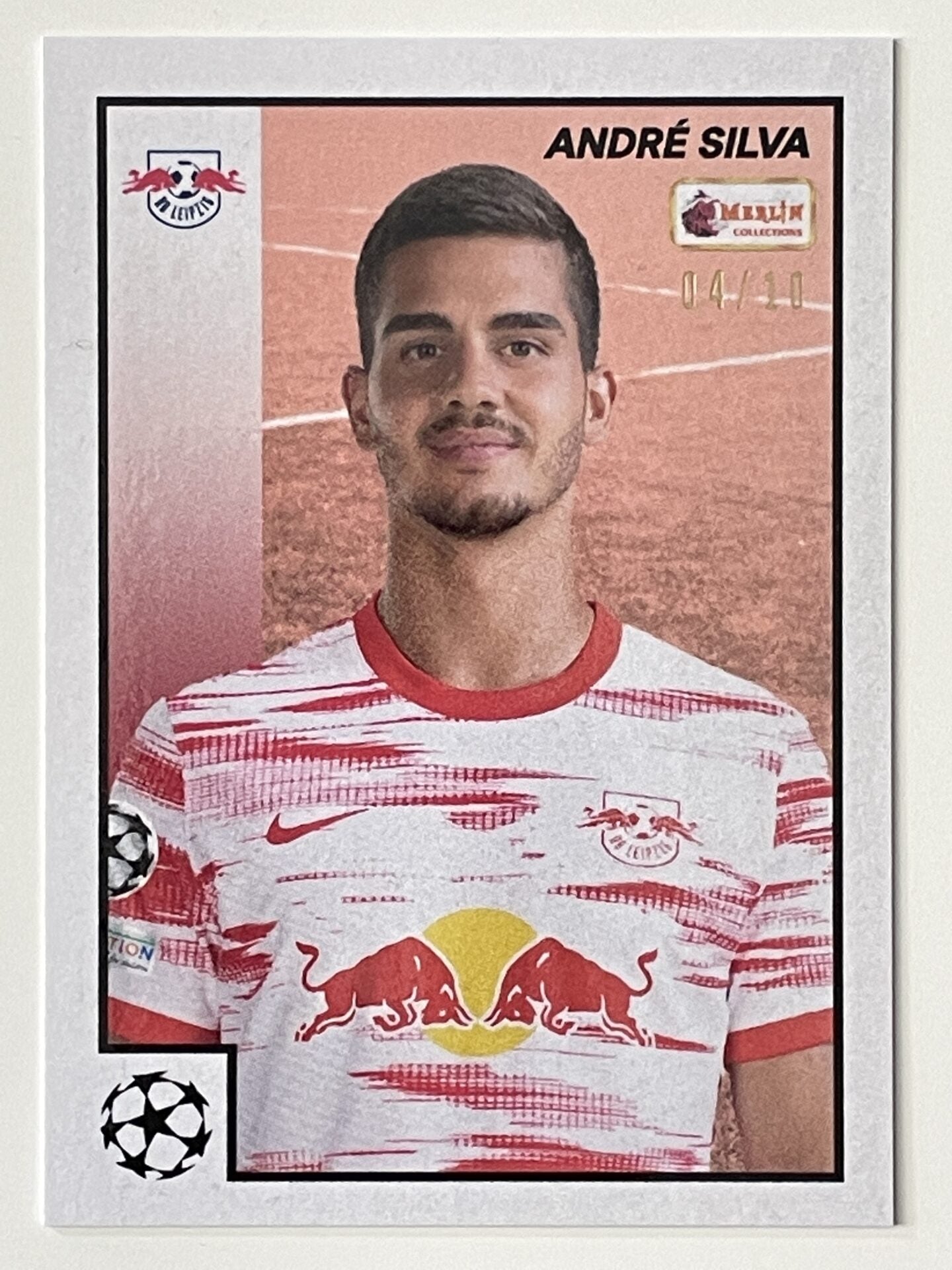 Andre Silva RB Leipzig Base Parallel 04:10 Topps Merlin Heritage 97 UEFA Champions League Card