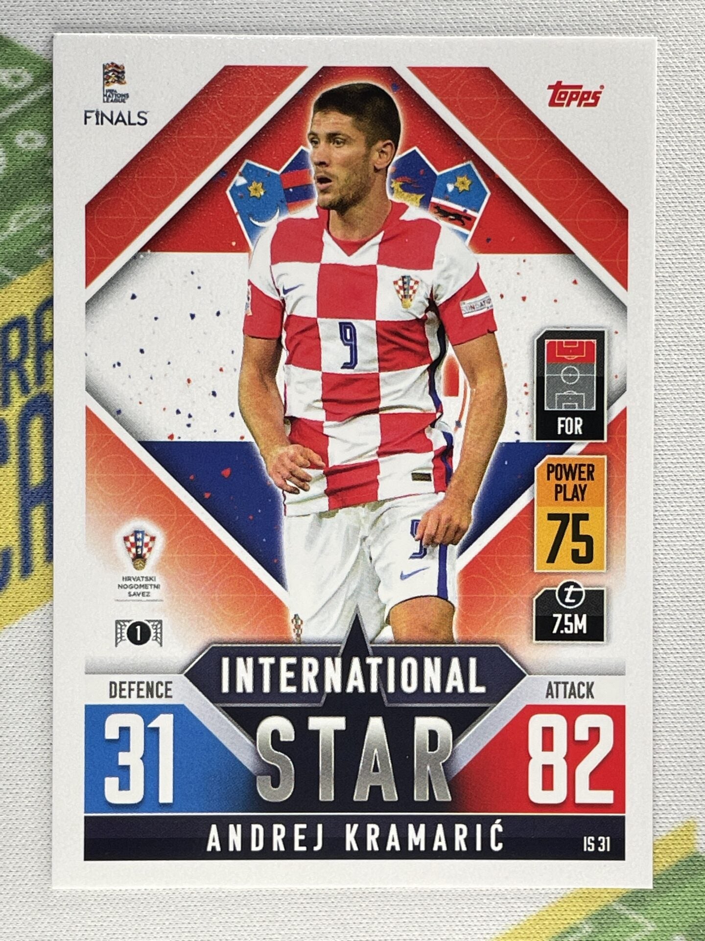 Andrej Kramaric Croatia Topps Match Attax 101 Road to Nations League 2022 Card