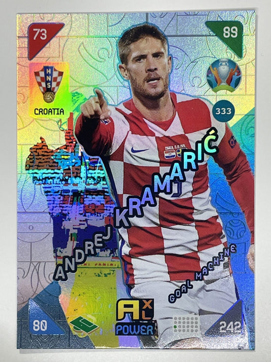 Andrej Kramaric Goal Machines (Croatia) Football Card &#8211; Euro 2020 Adrenalyn XL