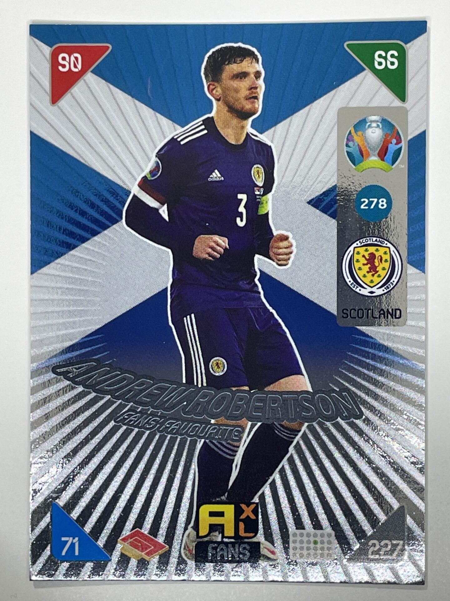 Andrew Robertson Fans Favourties (Scotland) Football Card &#8211; Euro 2020 Adrenalyn XL