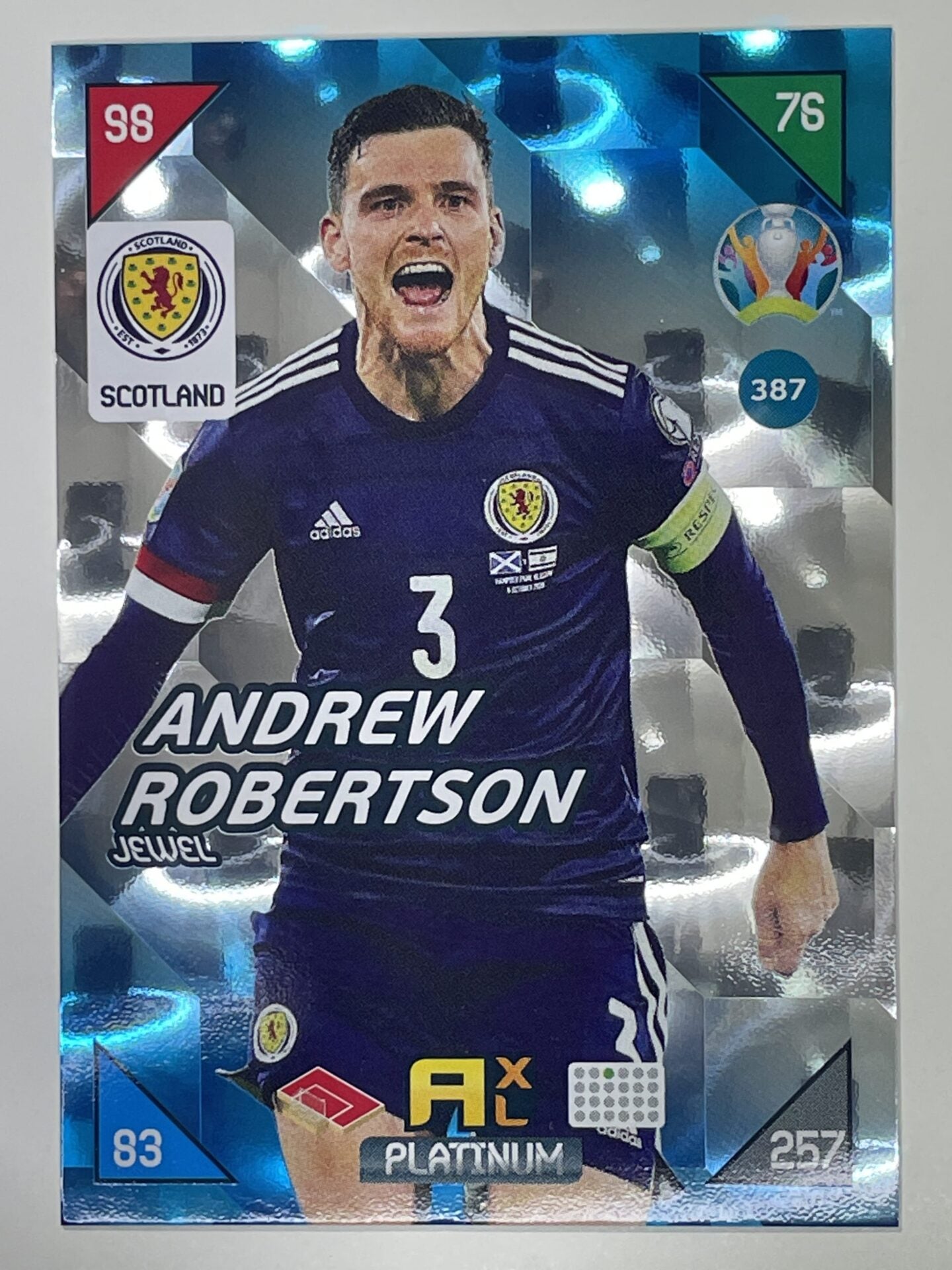 Andrew Robertson Jewels (Scotland) Football Card &#8211; Euro 2020 Adrenalyn XL