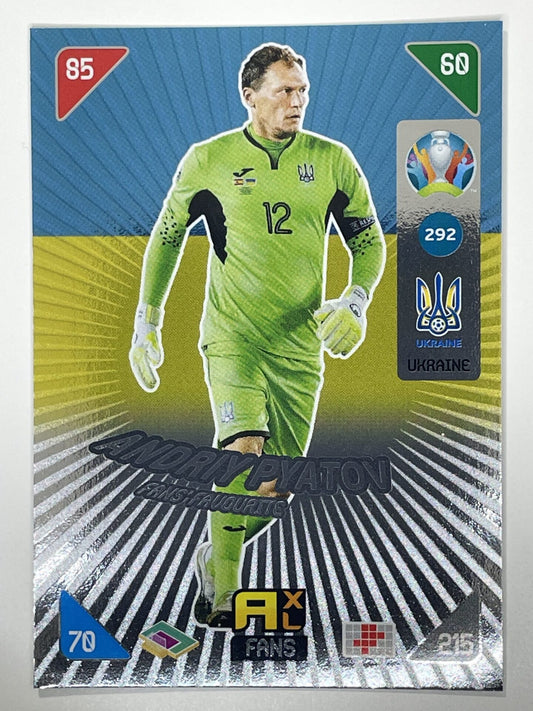 Andriy Pyatov Fans Favourties (Ukraine) Football Card &#8211; Euro 2020 Adrenalyn XL