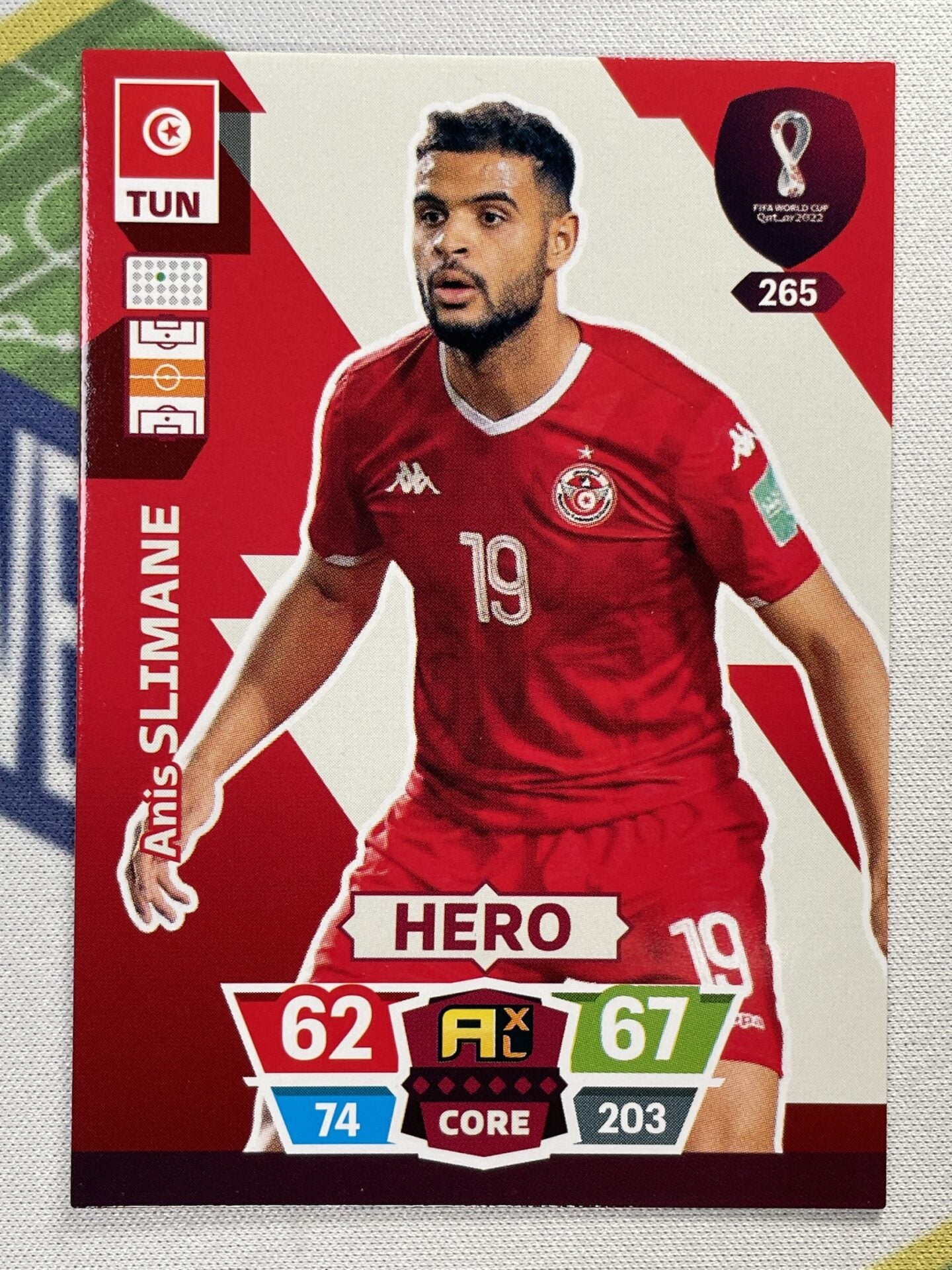 Anis Silmane Tunisia Panini World Cup 2022 Adrenalyn XL Card