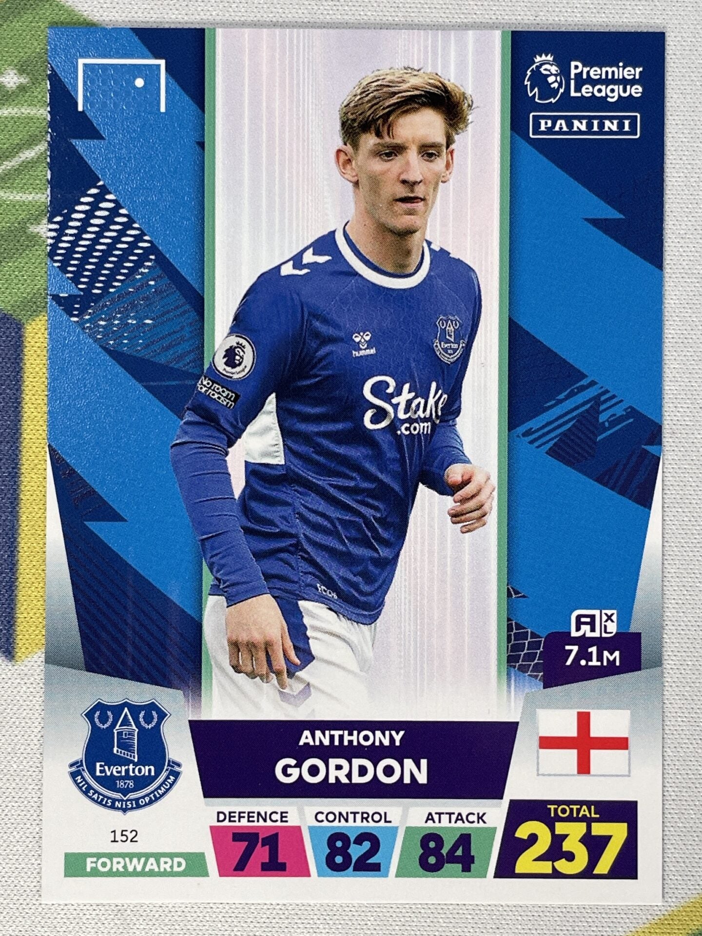 Anthony Gordon Everton Panini Premier League Adrenalyn XL 2023 Card