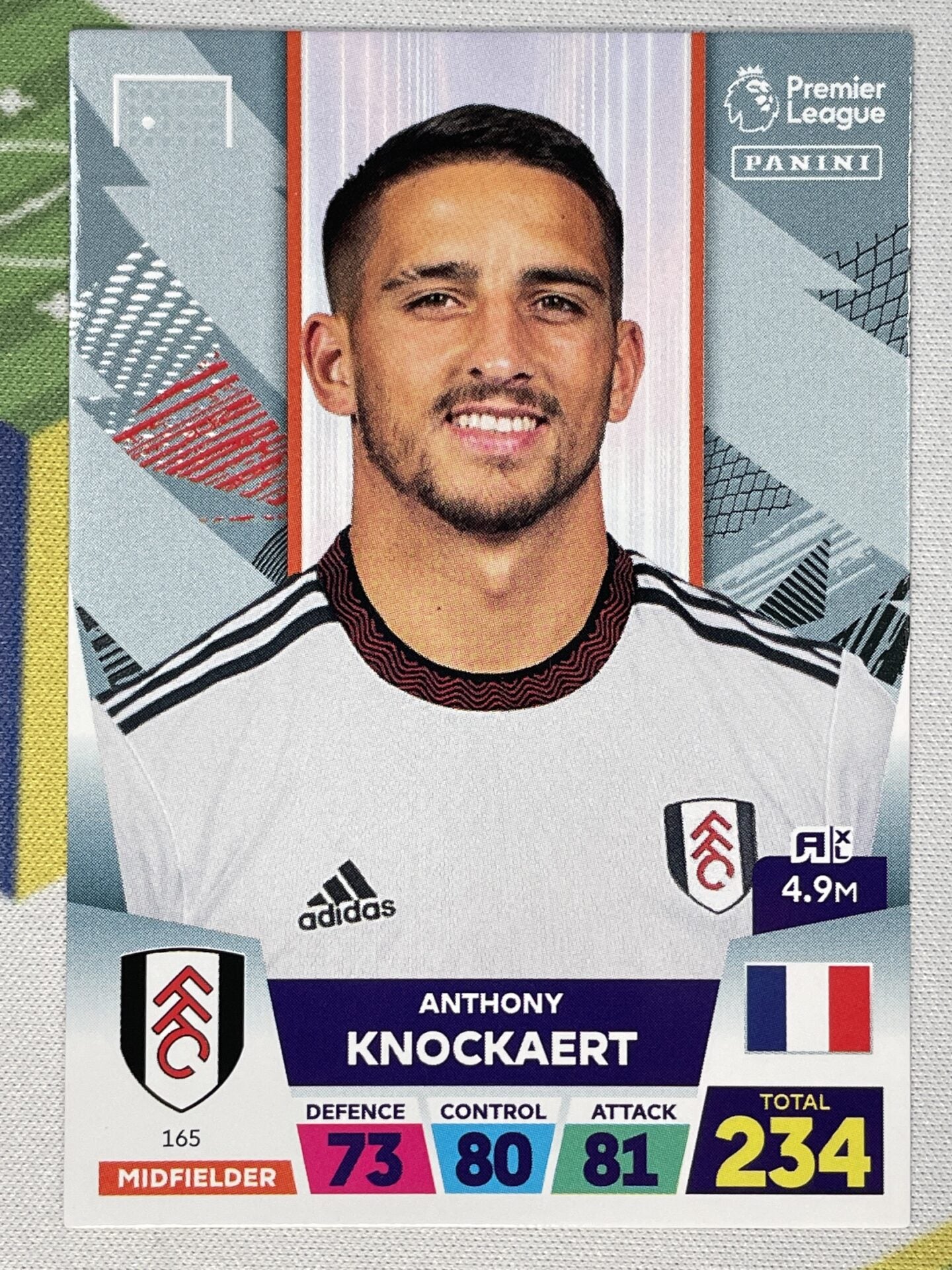 Anthony Knockaert Fulham Panini Premier League Adrenalyn XL 2023 Card