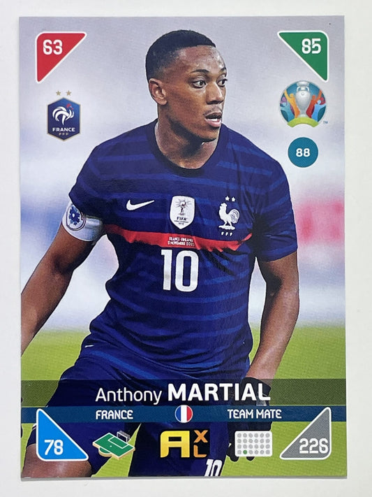 Anthony Martial Team Mates (France) Football Cards &#8211; Euro 2020 Adrenalyn XL