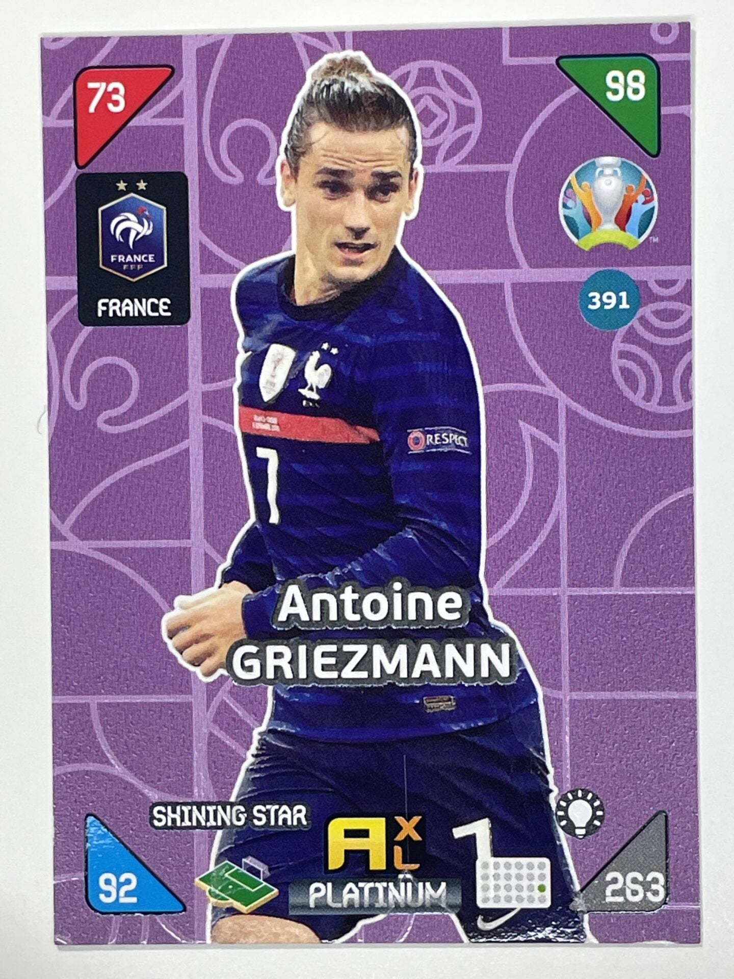 Antoine Greizmann Shining Stars (France) Football Card &#8211; Euro 2020 Adrenalyn XL