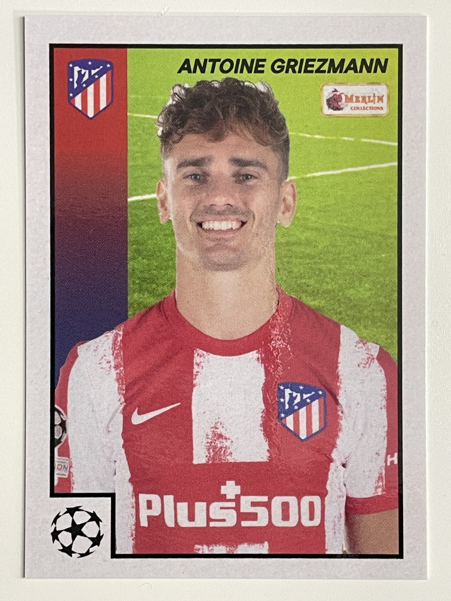 Antoine Griezmann Atletico Madrid Base Topps Merlin Heritage 97 UEFA Champions League Card