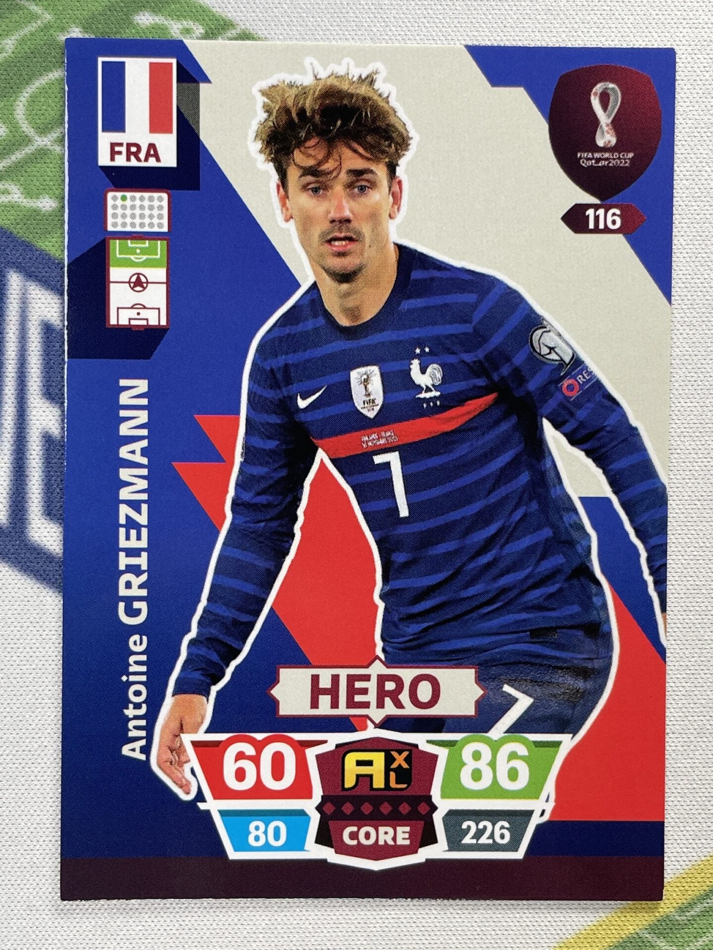 Antoine Griezmann France Panini World Cup 2022 Adrenalyn XL Card