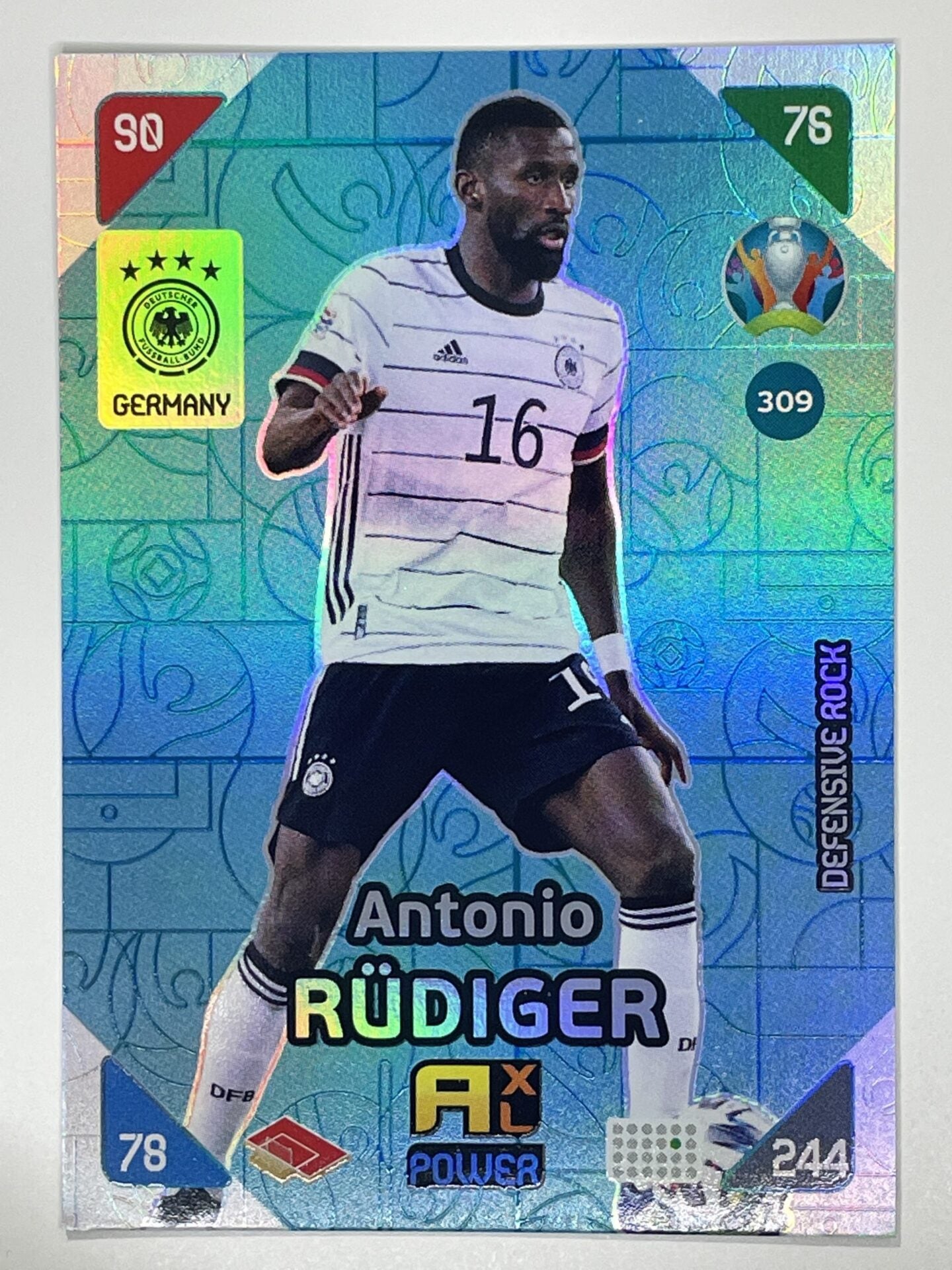 Antonio Rudiger Defensive Rocks (Germany) Football Card &#8211; Euro 2020 Adrenalyn XL