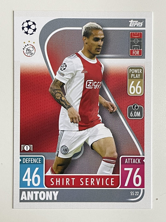 Antony Ajax Base Topps Match Attax Extra 2021:22 Champions League Card