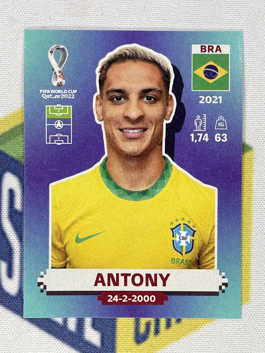 Antony Brazil Panini World Cup 2022 Qatar Stickers