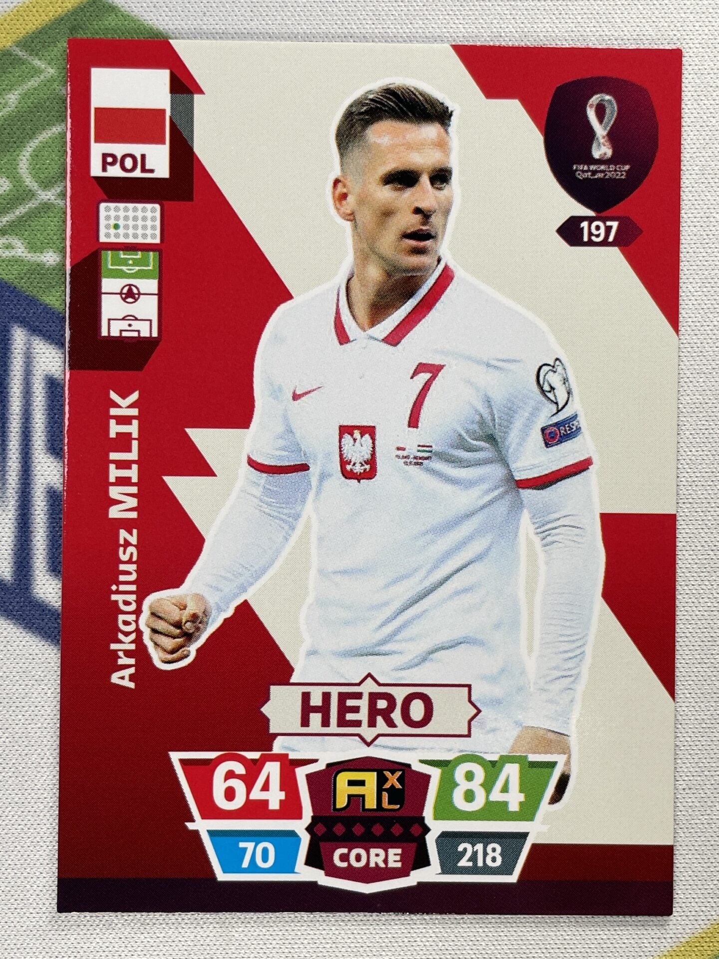 Arkadiusz Milik Poland Panini World Cup 2022 Adrenalyn XL Card