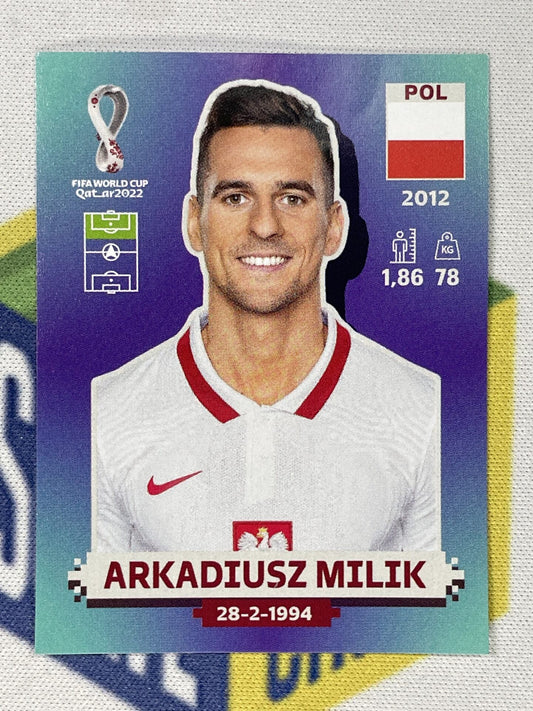 Arkadiusz Milik Poland Panini World Cup 2022 Qatar Stickers