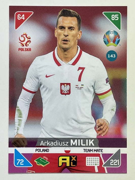 Arkadiusz Milik Team Mates (Poland) Football Cards &#8211; Euro 2020 Adrenalyn XL