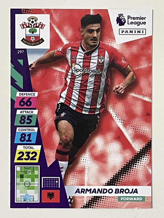 Armando Broja Southampton Base Panini Adrenalyn XL PLUS Premier League 2021 2022