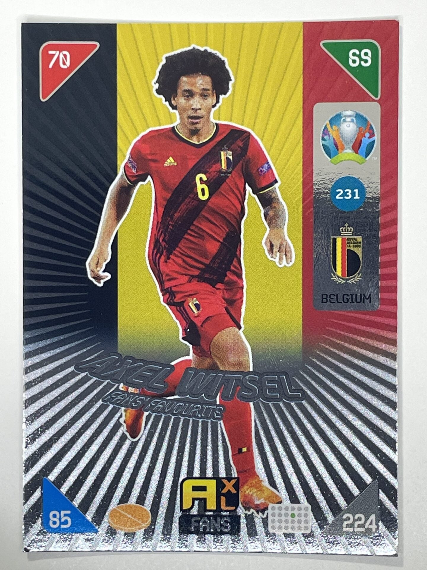 Axel Witsel Fans Favourites (Belgium) Football Card &#8211; Euro 2020 Adrenalyn XL