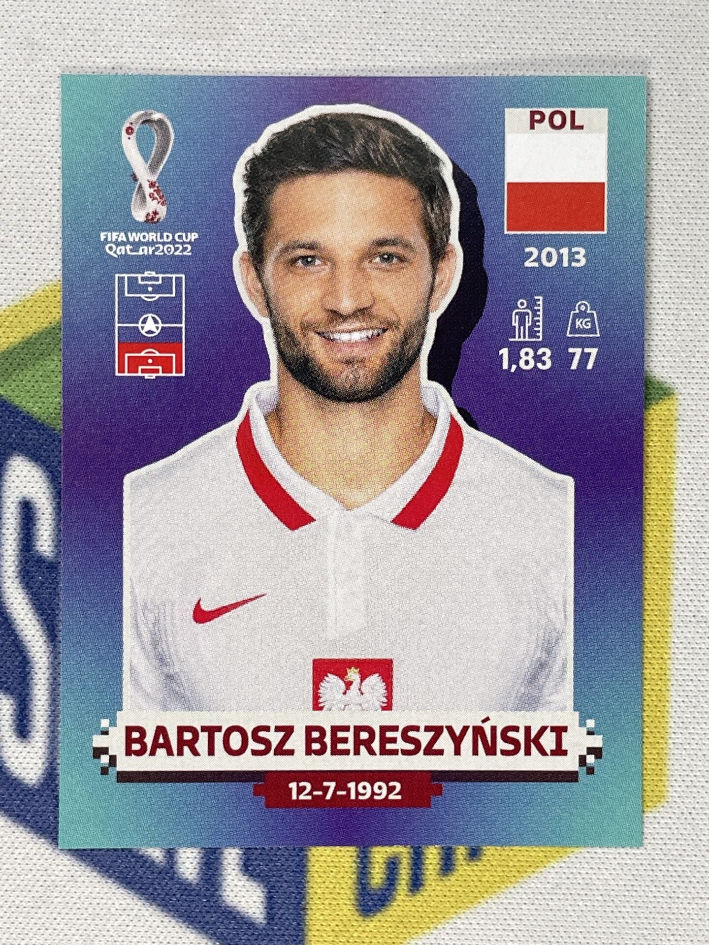 Bartosz Bereszynski Poland Panini World Cup 2022 Qatar Stickers