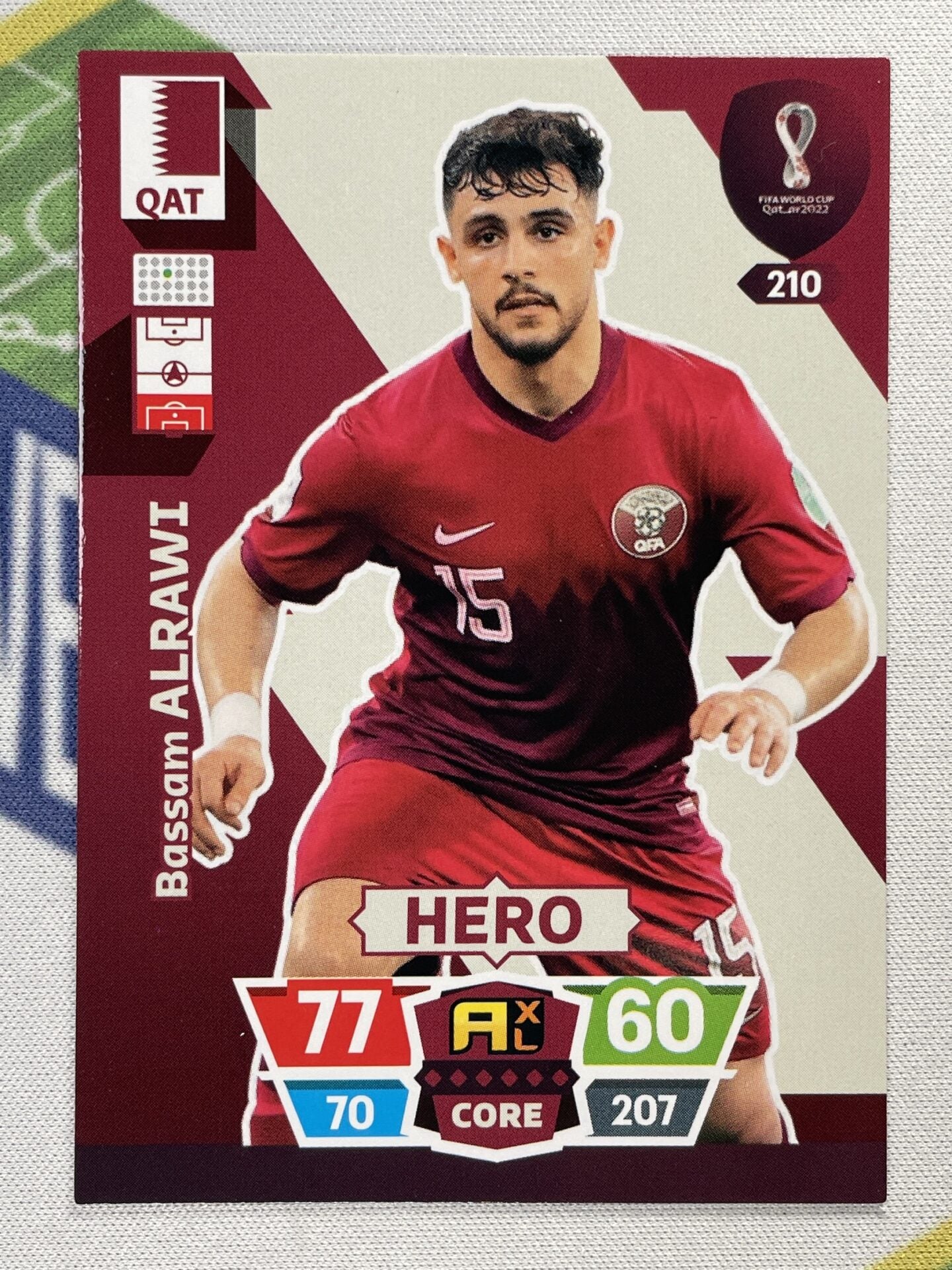 Bassam Alrawi Qatar Panini World Cup 2022 Adrenalyn XL Card