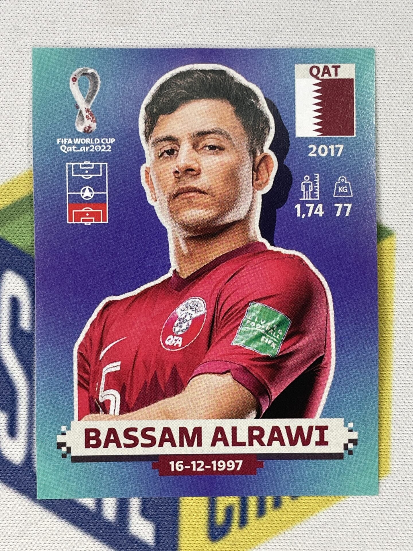 Bassam Alrawi Qatar Panini World Cup 2022 Qatar Stickers