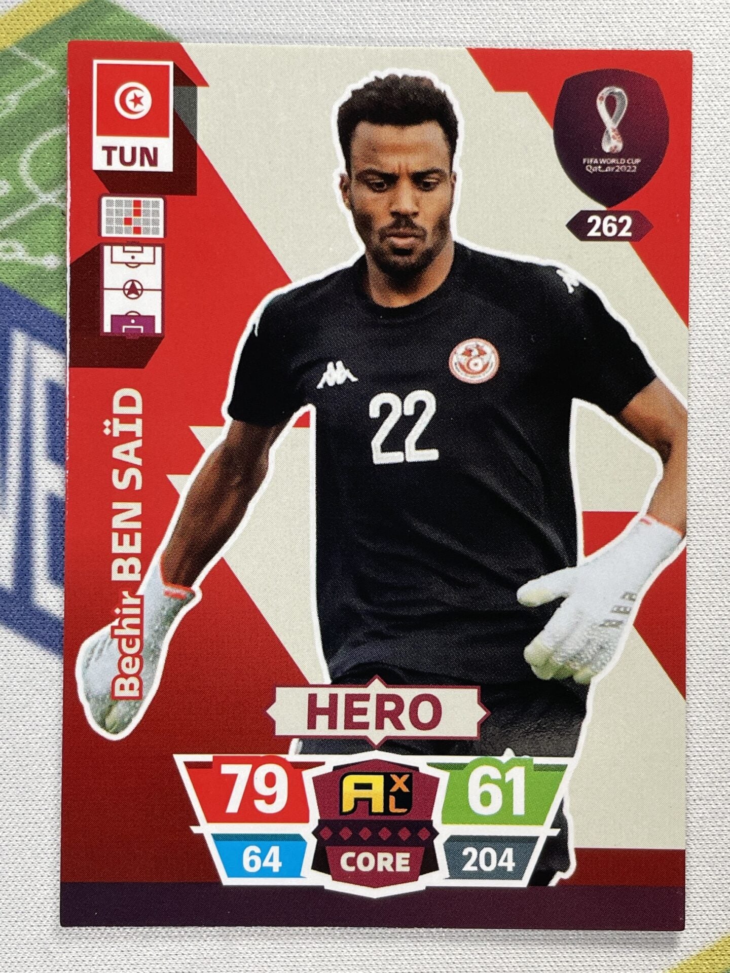 Bechir Ben Said Tunisia Panini World Cup 2022 Adrenalyn XL Card