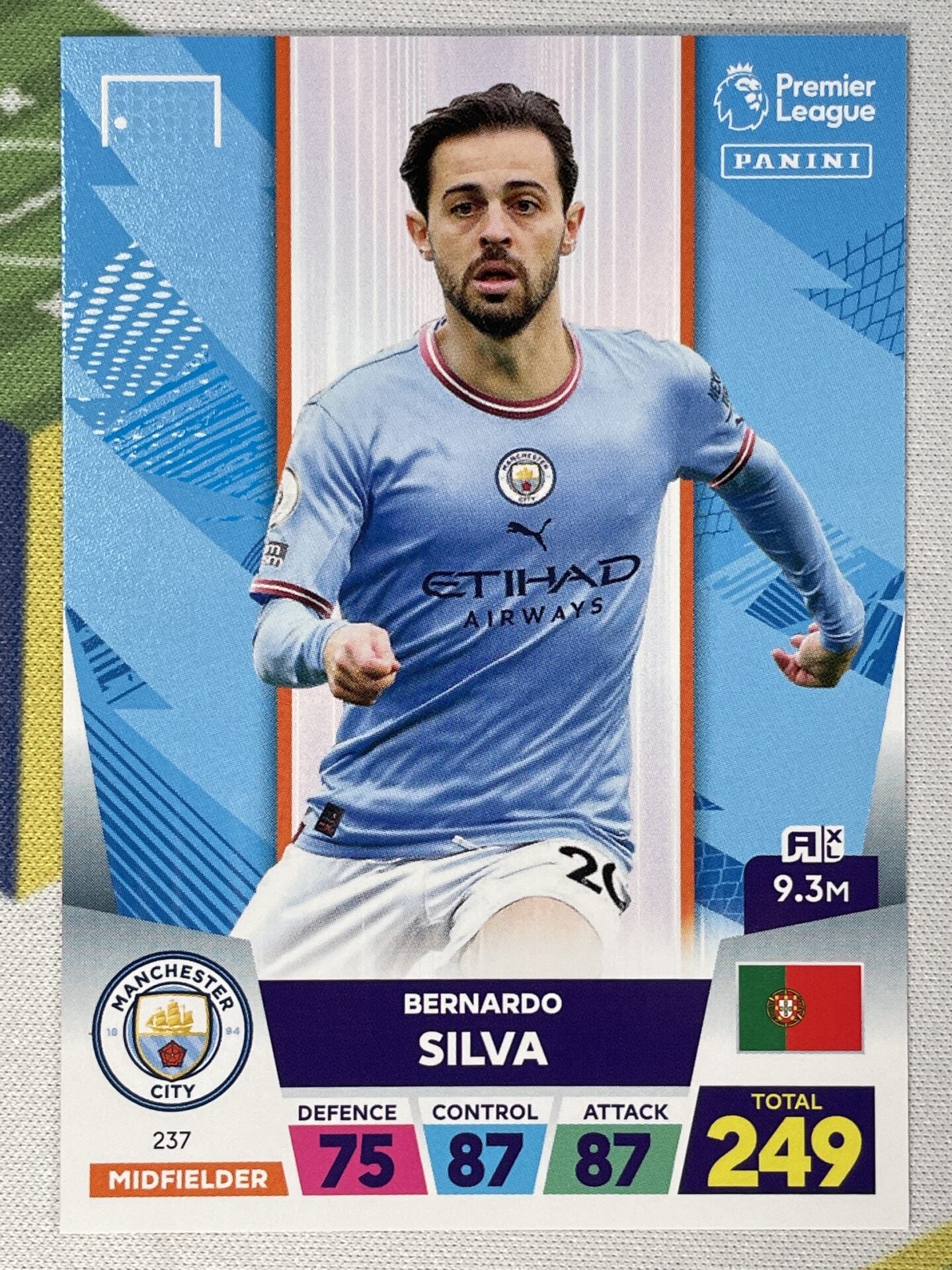 Bernardo Silva Manchester City Panini Premier League Adrenalyn XL 2023 Card