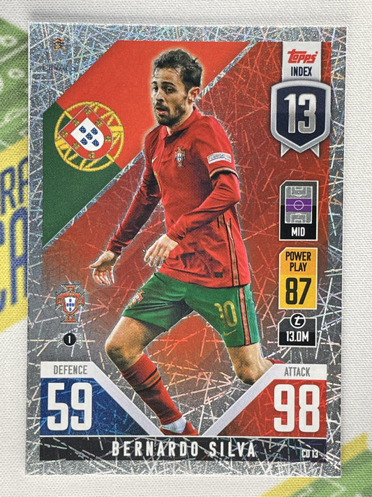 Bernardo Silva Portugal Topps Match Attax 101 Road to Nations League 2022 Card