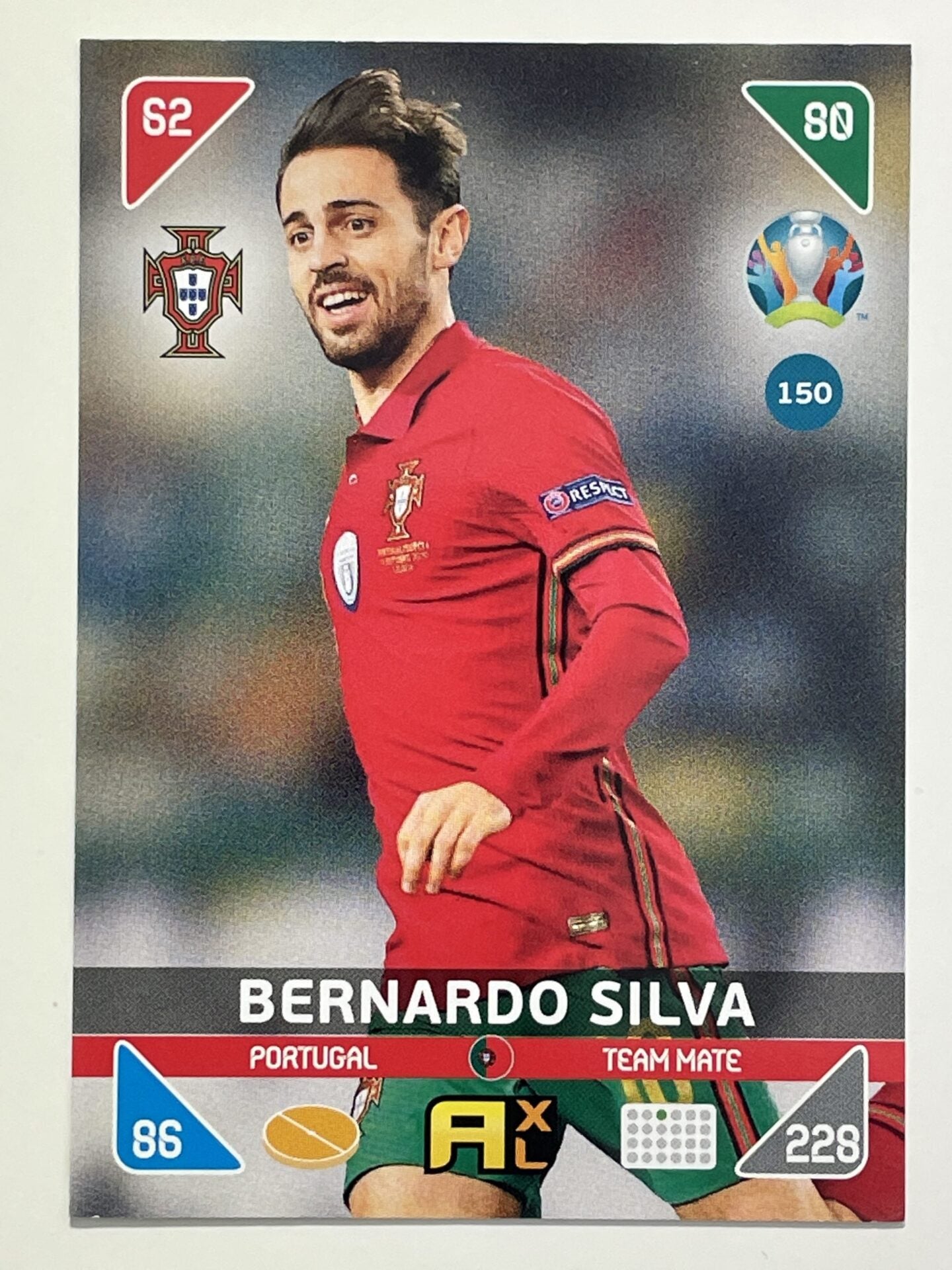 Bernardo Silva Team Mates (Portugal) Football Card &#8211; Euro 2020 Adrenalyn XL