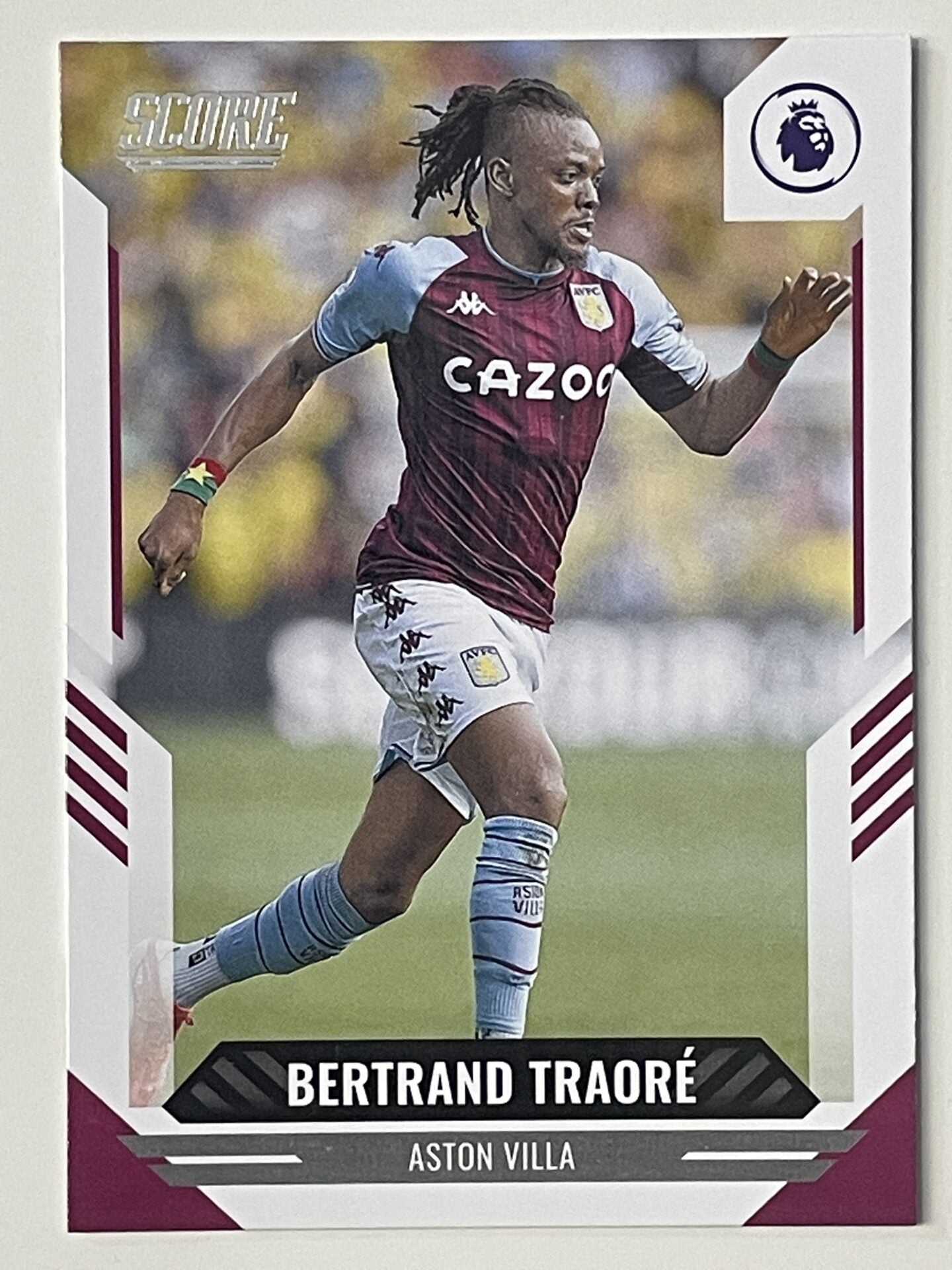 Bertrand Traore Aston Villa Base Panini Premier League Score 2021 2022