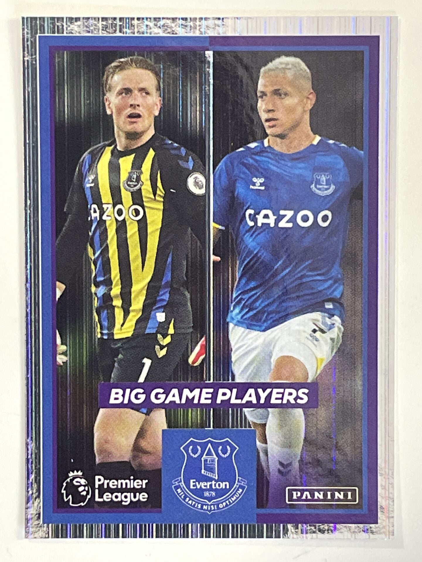 Big Game Players Everton Panini Premier League 2022 Football Sticker