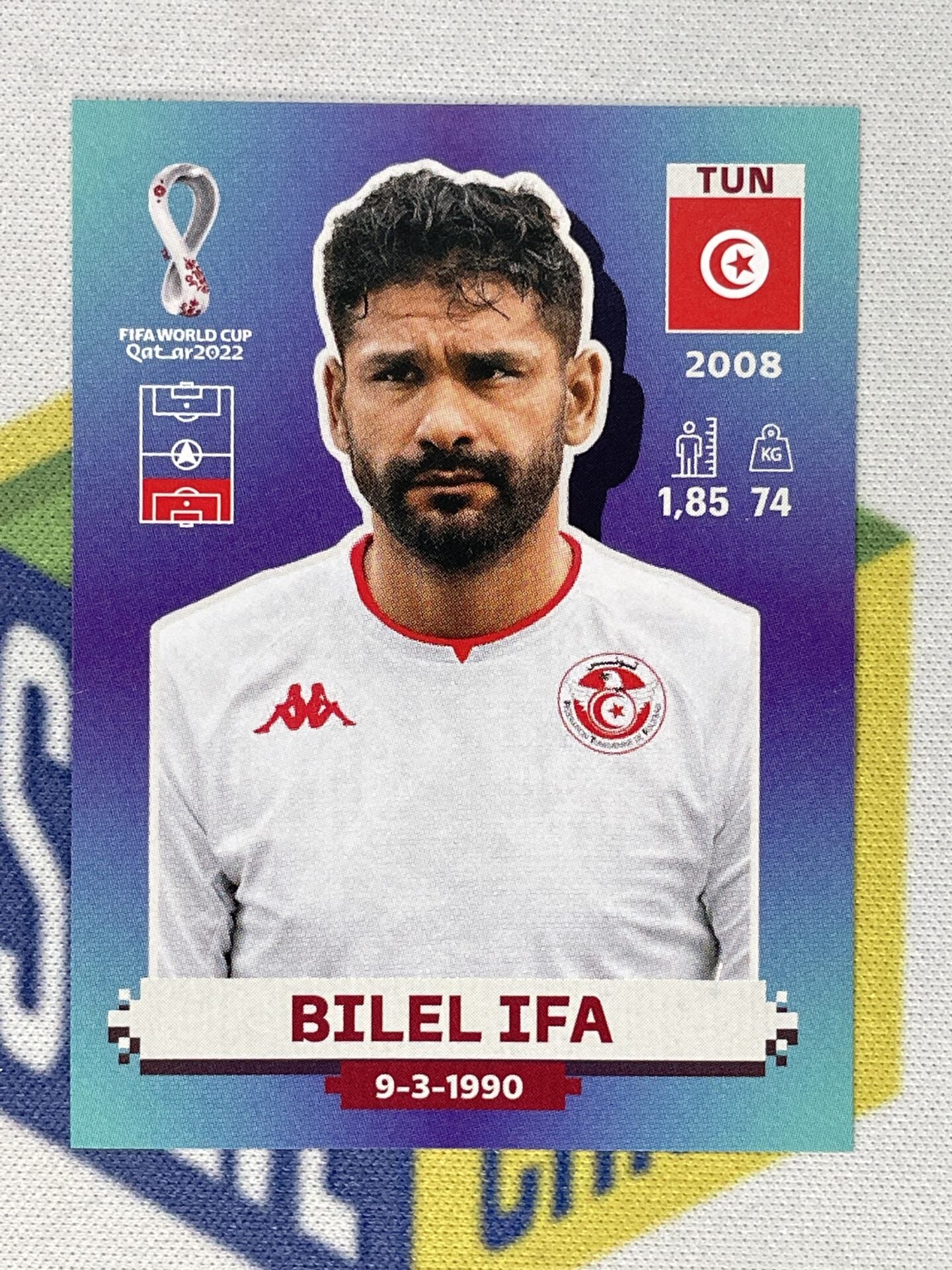 Bilel Ifa Tunisia Panini World Cup 2022 Qatar Stickers