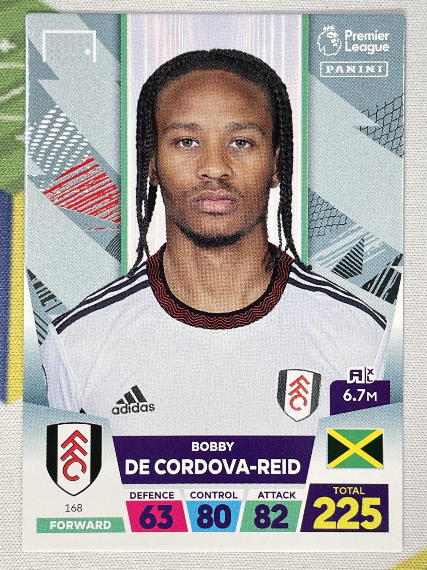 Bobby De Cordova-Reid Fulham Panini Premier League Adrenalyn XL 2023 Card