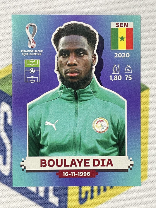 Boulaye Dia Senegal Panini World Cup 2022 Qatar Stickers